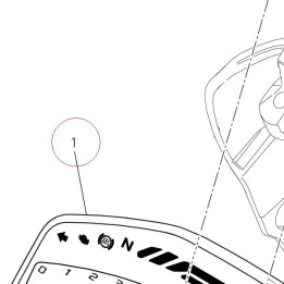 Instrument panel 40611054G