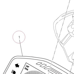 Instrument panel 40611131D