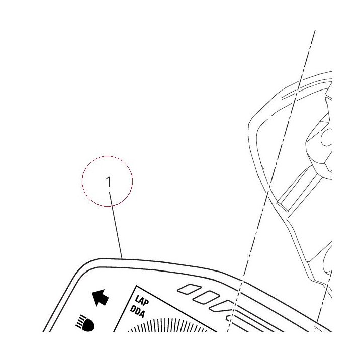 Instrument panel 40611131D