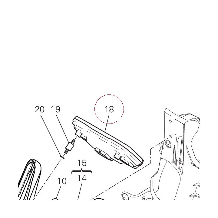 Instrument panel 40611151H