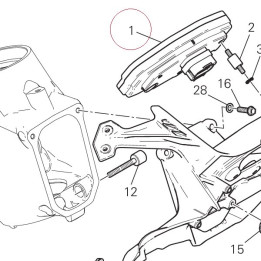 Instrument panel 40611161D