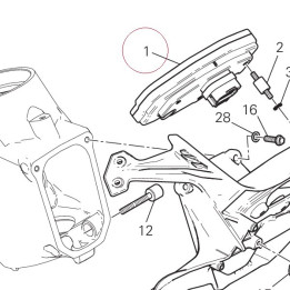 Instrument panel 40611172E