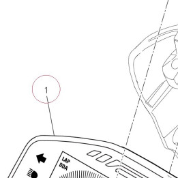 Instrument panel 40611203B