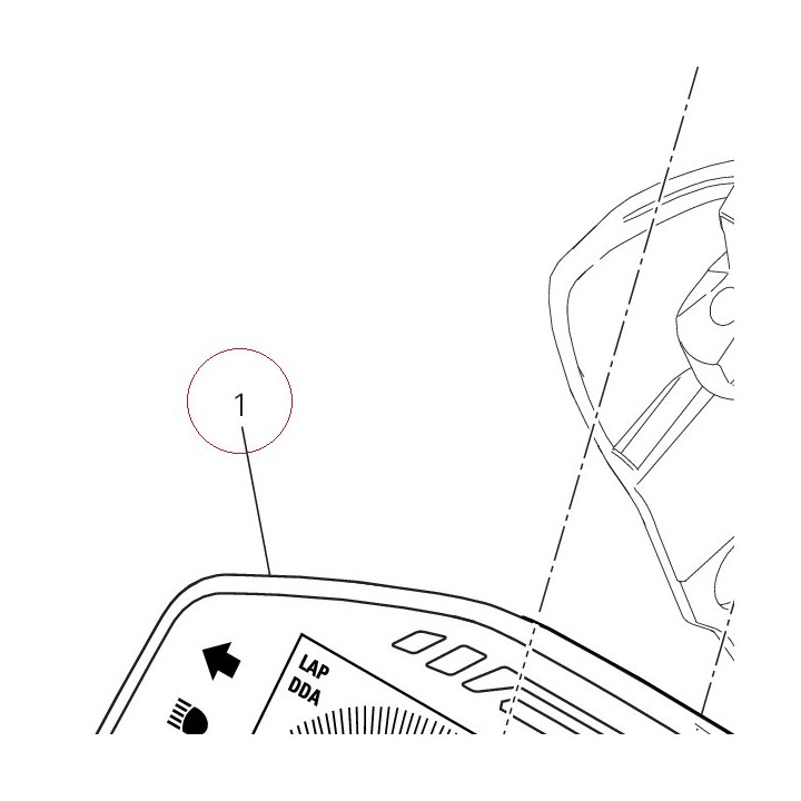 Instrument panel 40611203B