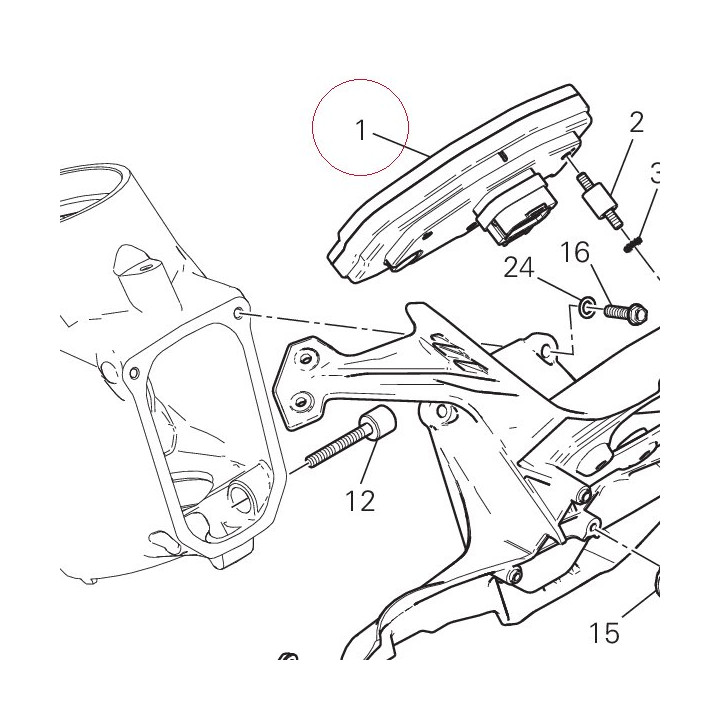 Instrument panel 40611243B
