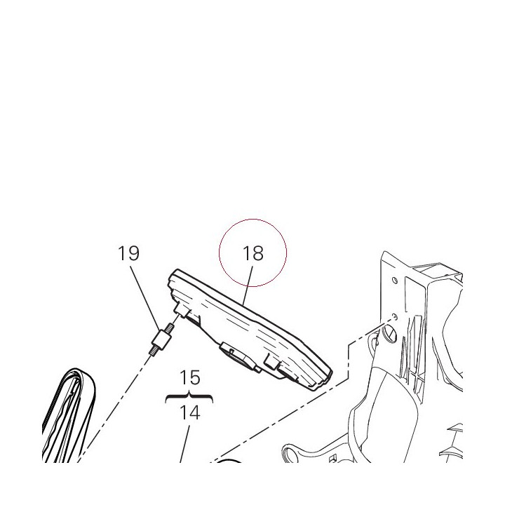 Instrument panel 40611262D