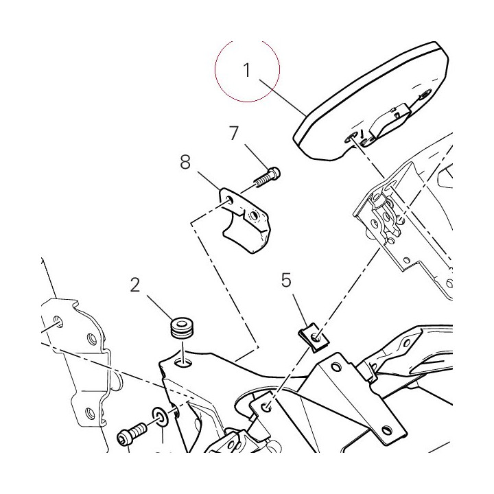 Instrument panel 40611285D