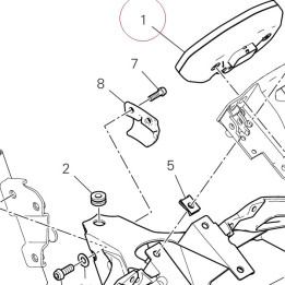 Instrument panel 40611286D