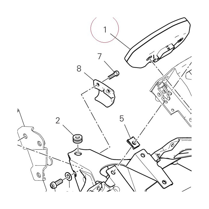 Instrument panel 40611286D