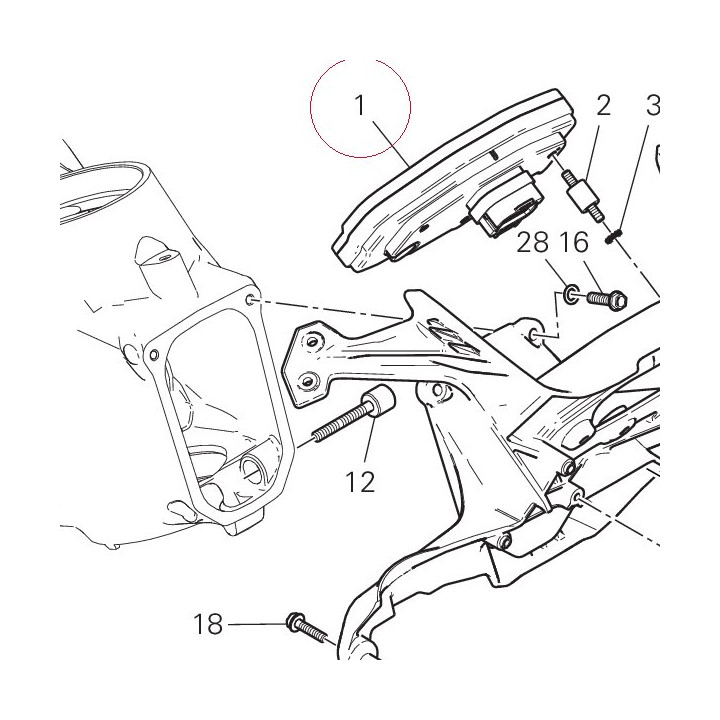 Instrument panel 40611511A