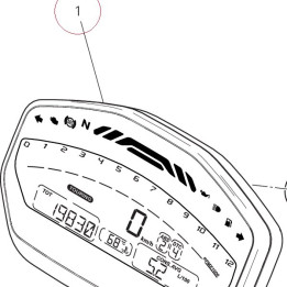 Instrument panel 40611582A
