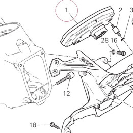 Instrument panel 40611691A