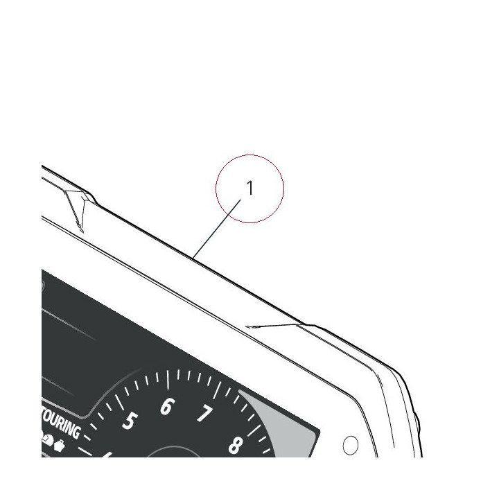Instrument panel 40611741D