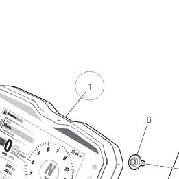 Instrument panel 40611755C