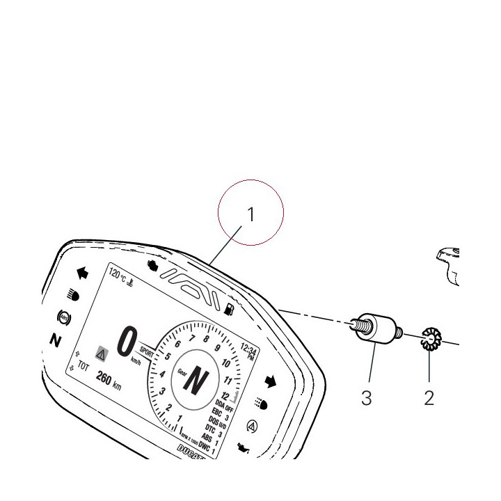 Instrument panel 40611777A