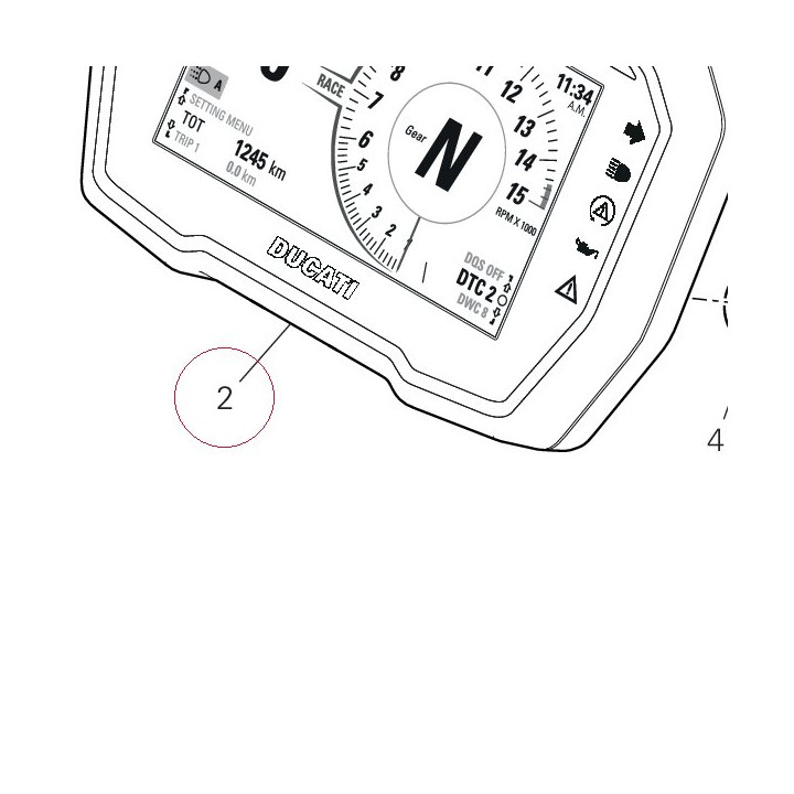 Instrument panel 40612025A