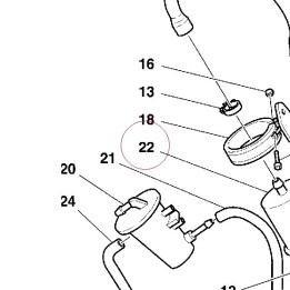 Fuel filter 42540041A