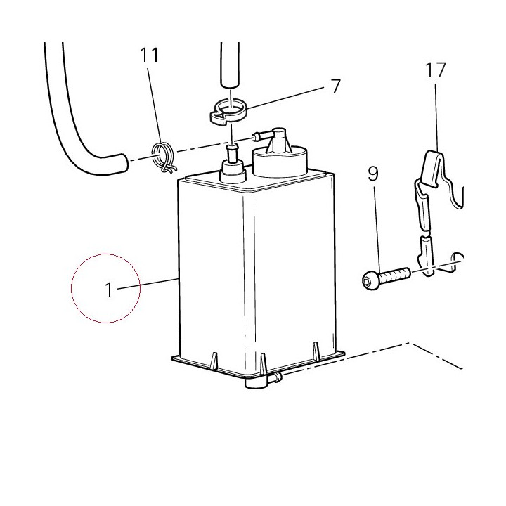 Canister filter 42610071A
