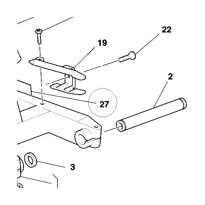 Marking plate 43311081A