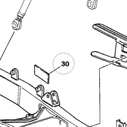 Marking plate 43311241A