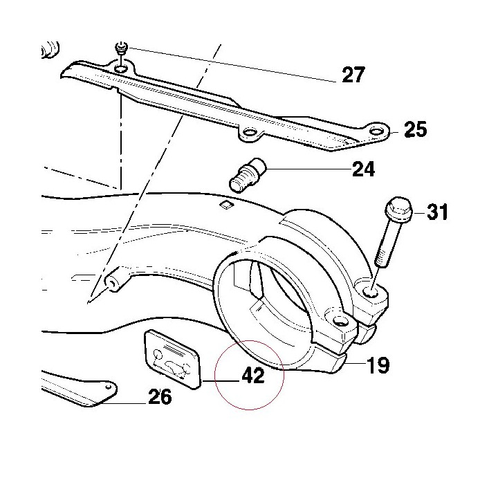 Sticker, adjusting chain 43311671A