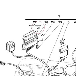 Label, fuse table 43313001B