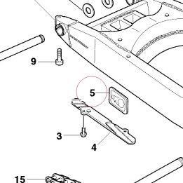 Label, adjustement chain jp 43313081B