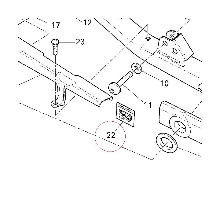Label, drive chain jpn 43313361B