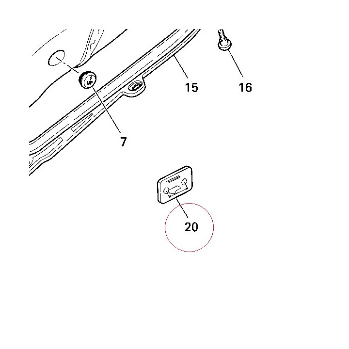 Sticker, adjusting chain 43313391A
