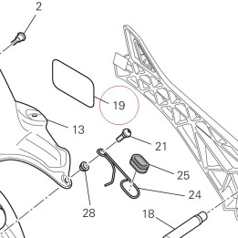 Label, drive chain jpn 43313471B