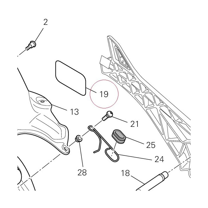 Label, drive chain jpn 43313471B