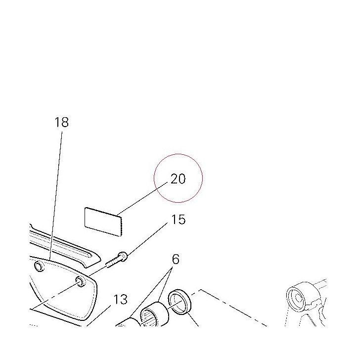 Sticker, adjusting chain 43313561A