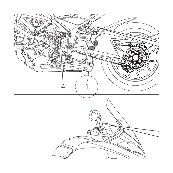 Tire size and pressure plate 43313621A