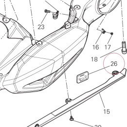 Sticker, adjusting chain 43313651B