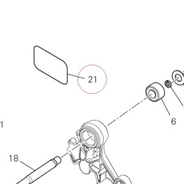 Sticker, adjusting chain 43313681A