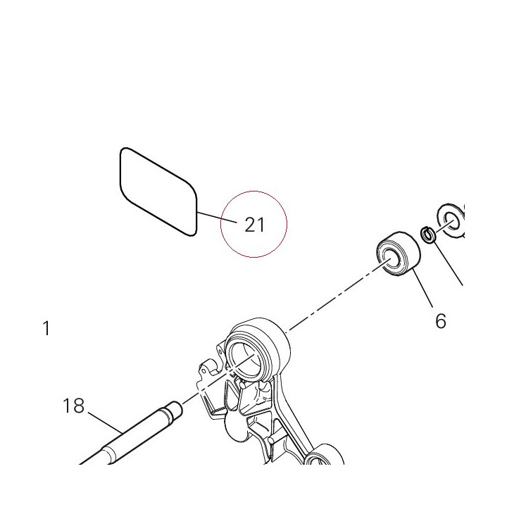 Sticker, adjusting chain 43313681A