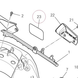 Chain adjustment sticker 43313801A