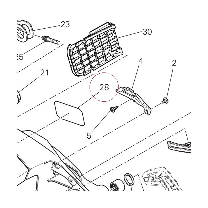 Chain adjustment sticker 43314011E