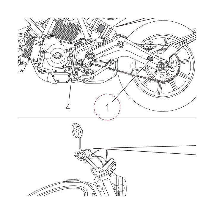 Tire size and pressure plate 43314102A