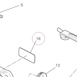 Chain adjustment sticker 43314481H