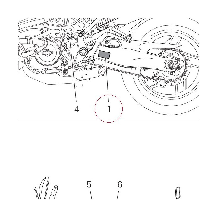 Tire size and pressure plate 43314512A