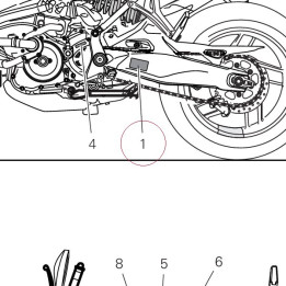 Tire size and pressure plate 43314641A