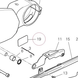 Chain adjustment sticker 43314721B