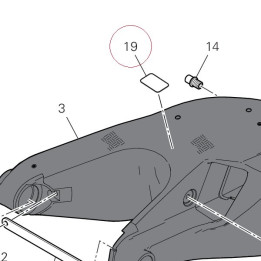 Chain adjustment sticker 43314891A