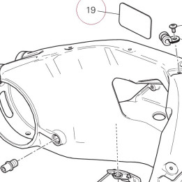 Chain adjustment sticker 43315001CT