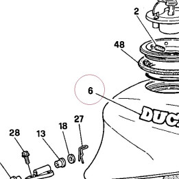 Emblem ducati 43510101A