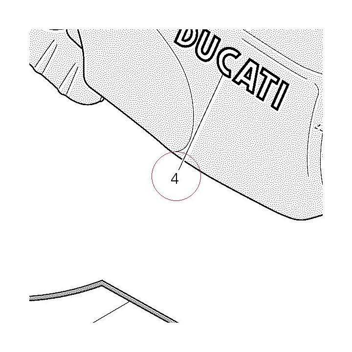 Emblem ducati 43511191A