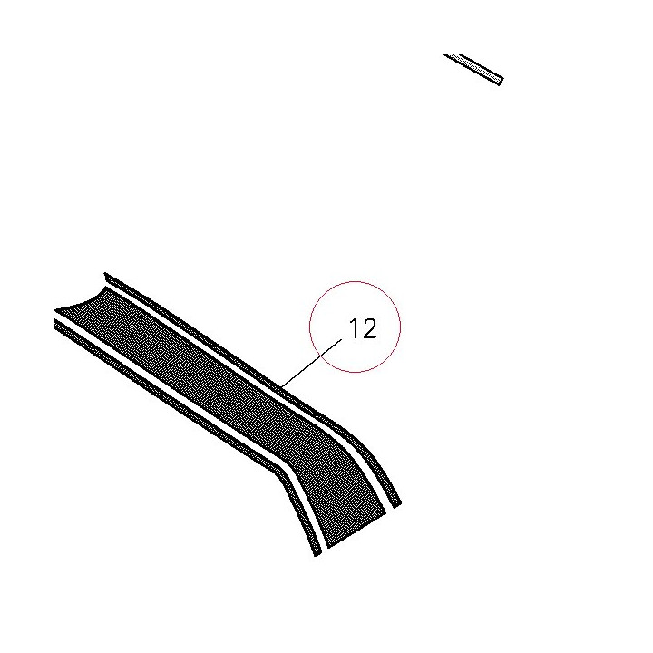 White strip front for black/white 43511421AT