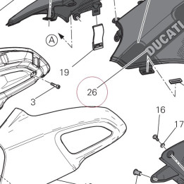 Emblem ducati 43512761A