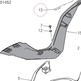 Sticker "multistrada 1200" 43512911A